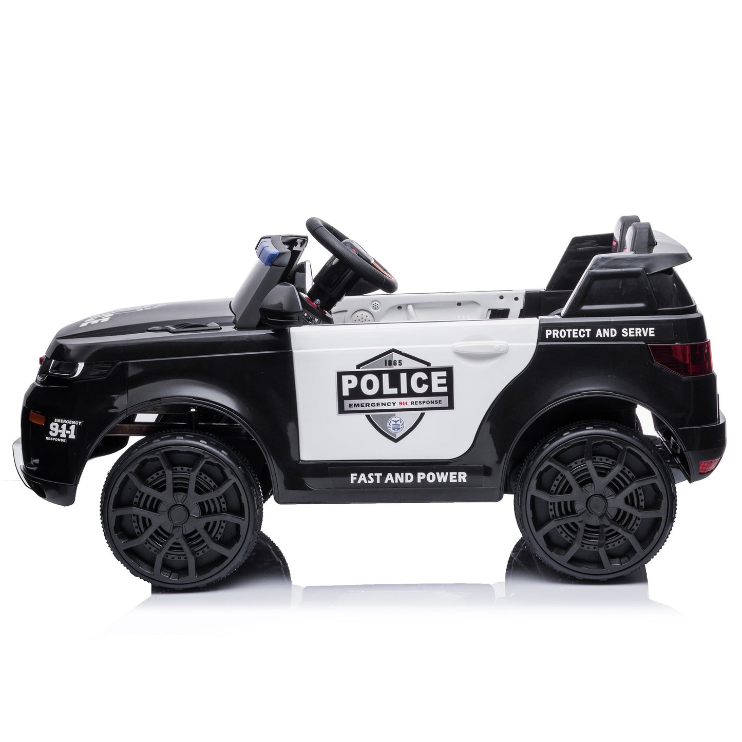 2026 Police Range Rover Style 12V Kids Ride On Car with Remote Control and Walkie Talkie