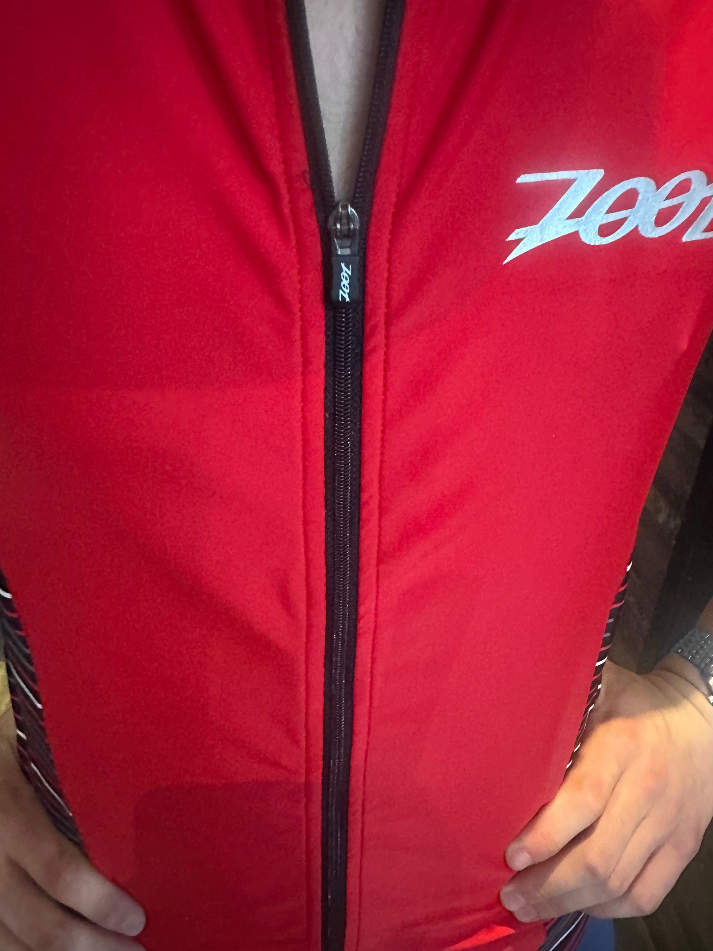 Zoot Sports Men's Performance Tri Full-Zip Tank Size Large