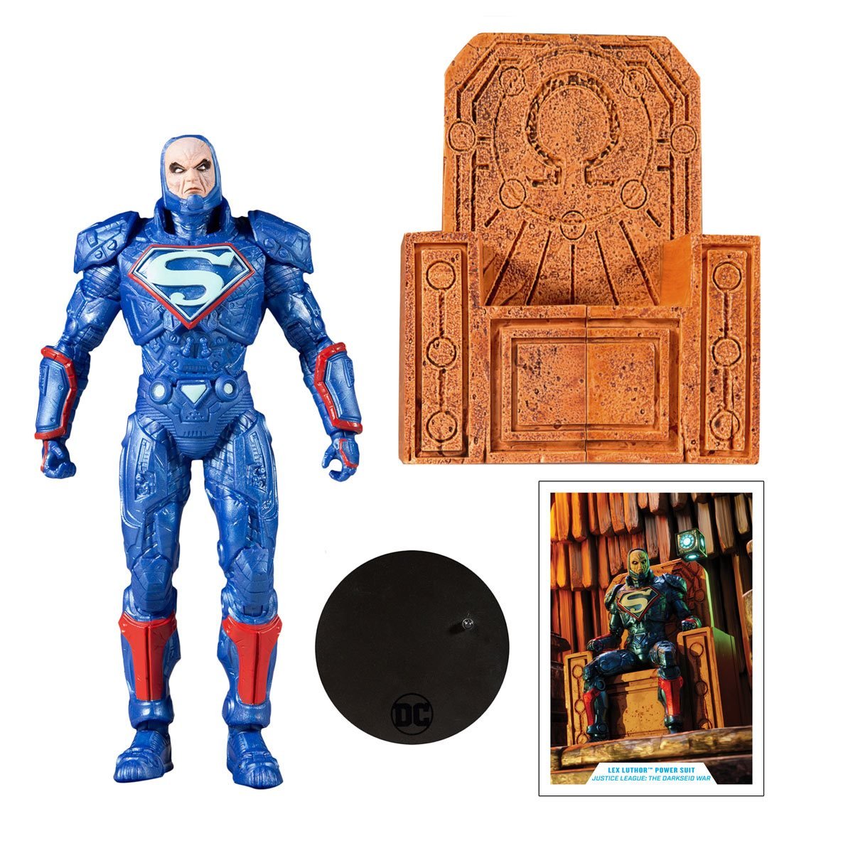 Lex Luthor Blue Power Suit Justice League: The Darkseid War 7-Inch Scale Action Figure