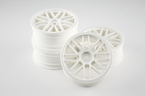 Gravity RC GRC129W GT Spoke Wheel (White) (4)