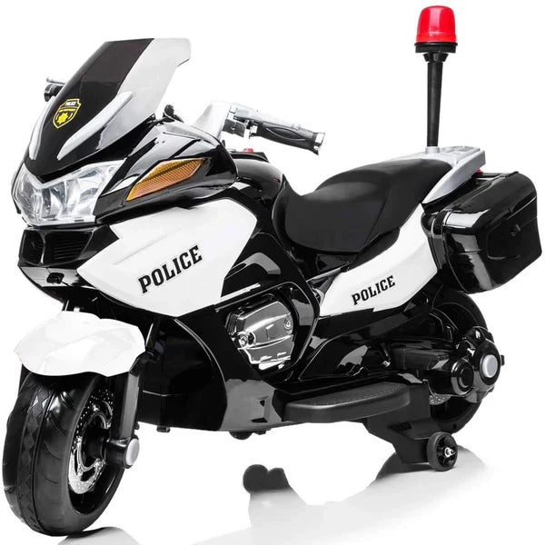 2026 24V Police 2 Seater Motorcycle with Rubber Tires