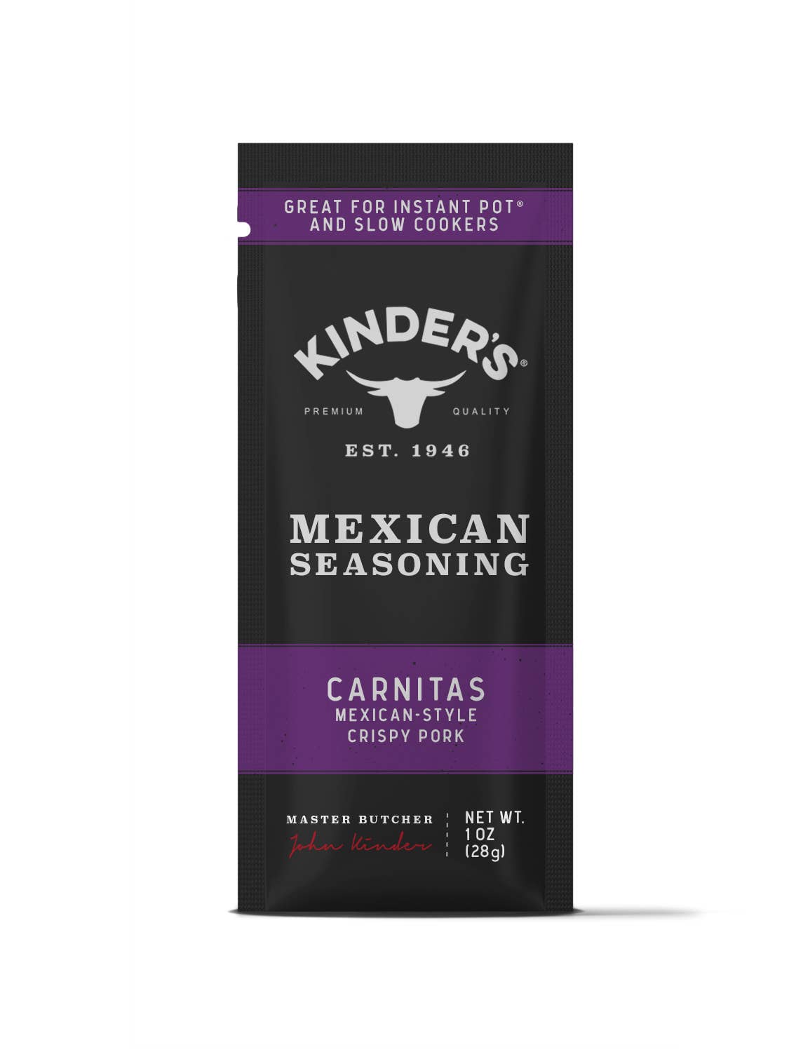 Kinder's Carnitas Dried Spice Mix with Garlic, Onion, and Orange