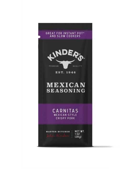 Kinder's Carnitas Dried Spice Mix with Garlic, Onion, and Orange
