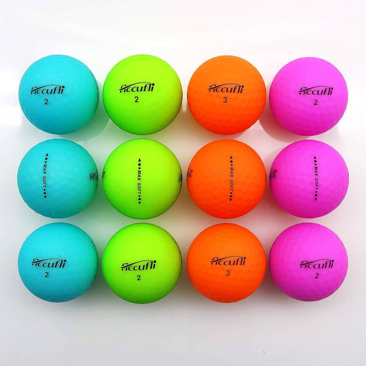 Accufli Max Soft Matte Finish Golf Balls