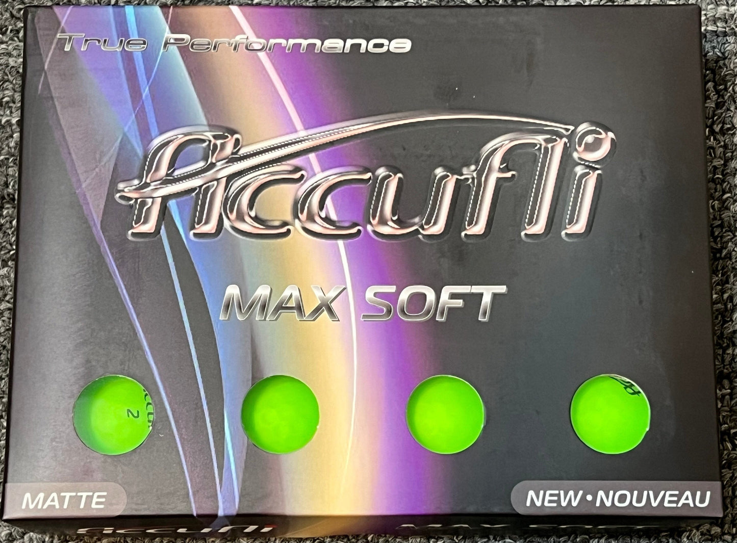 Accufli Max Soft Matte Finish Golf Balls