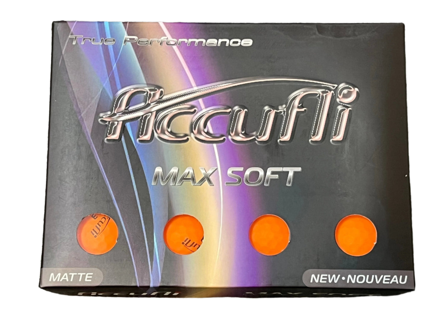 Accufli Max Soft Matte Finish Golf Balls