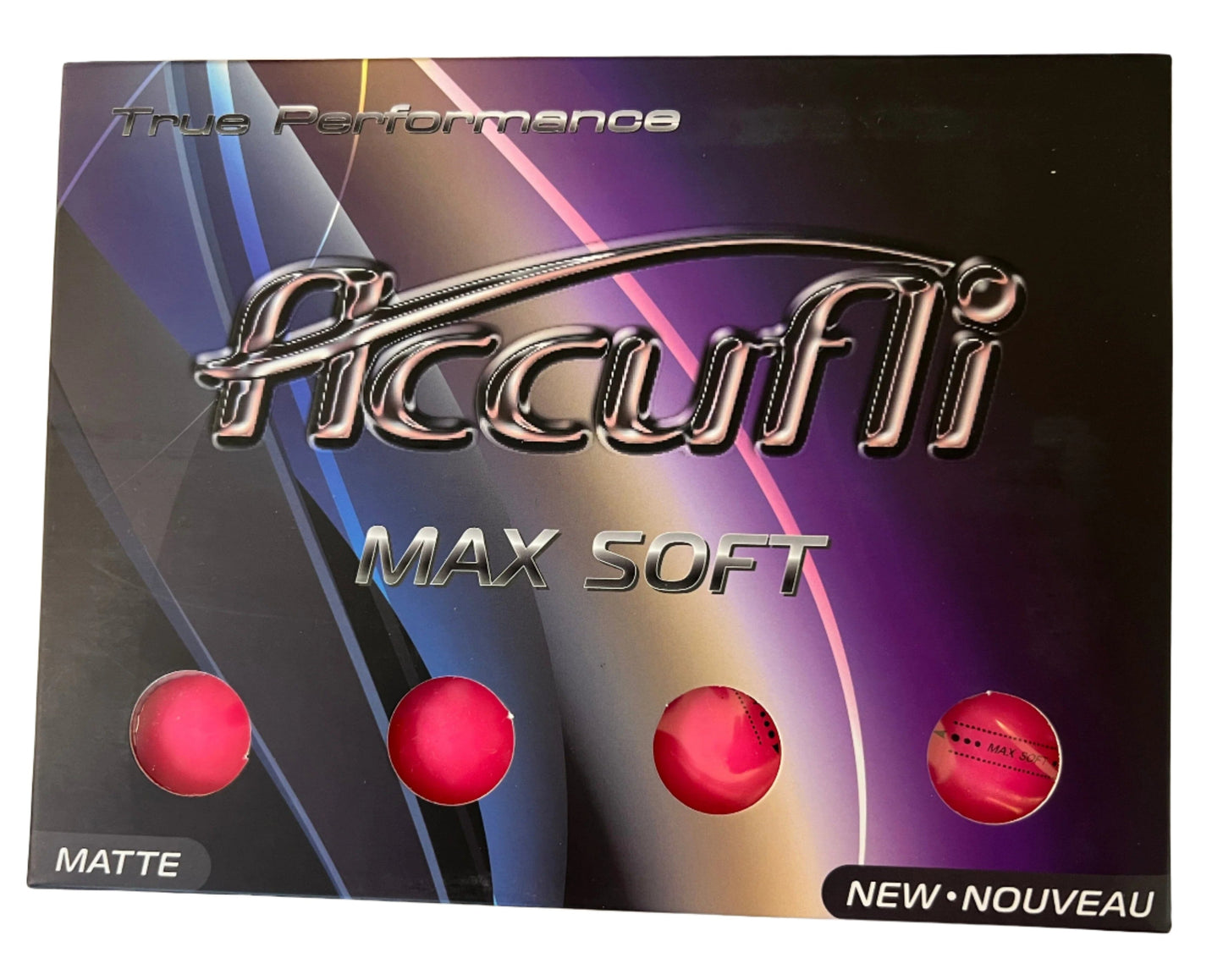Accufli Max Soft Matte Finish Golf Balls