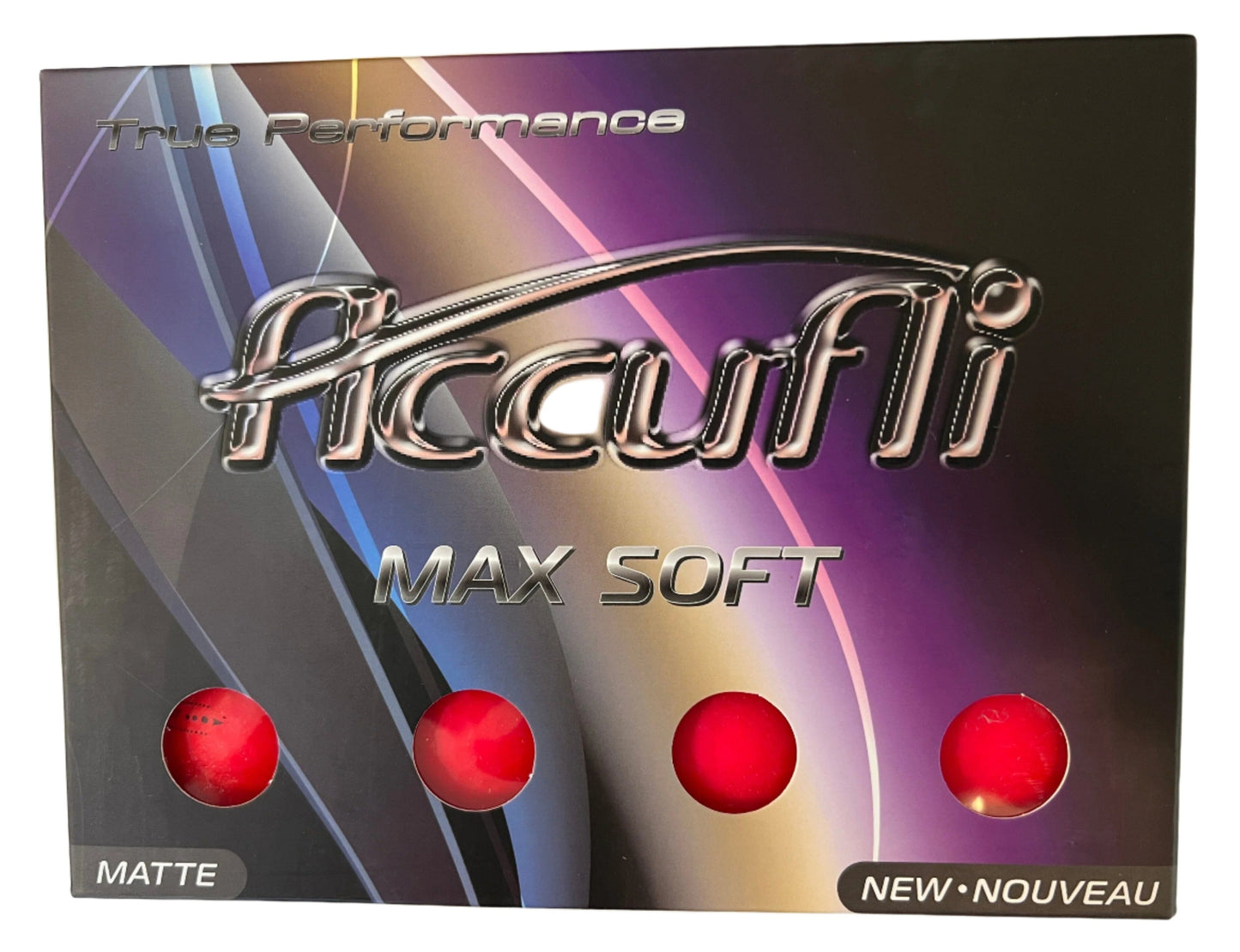 Accufli Max Soft Matte Finish Golf Balls