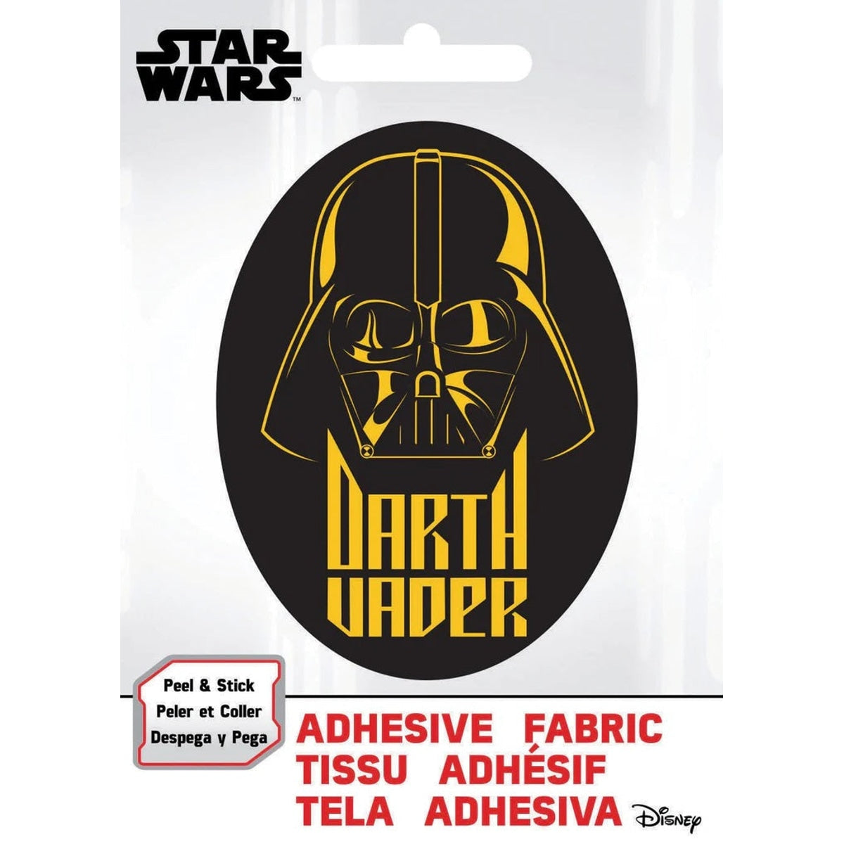 Ad-Fab - Star Wars Darth Vader 3" Adhesive Fabric Badge