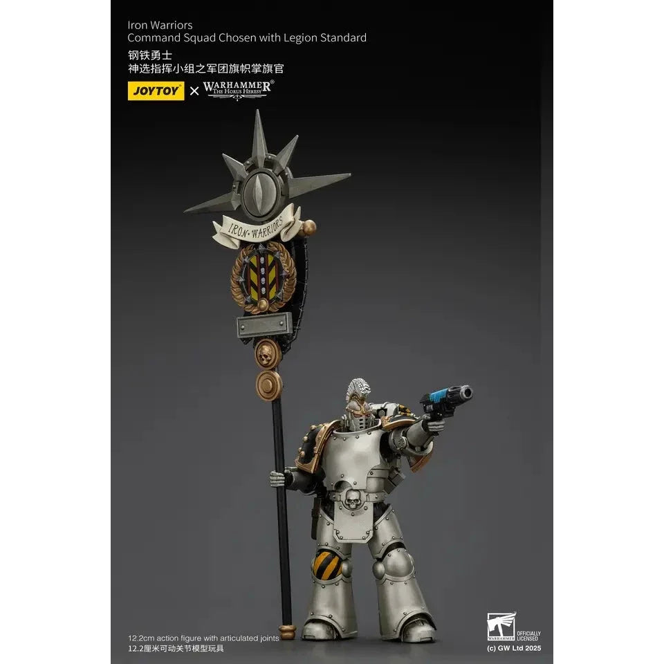JOYTOY - Iron Warriors Command Squad Chosen with Legion Standard
