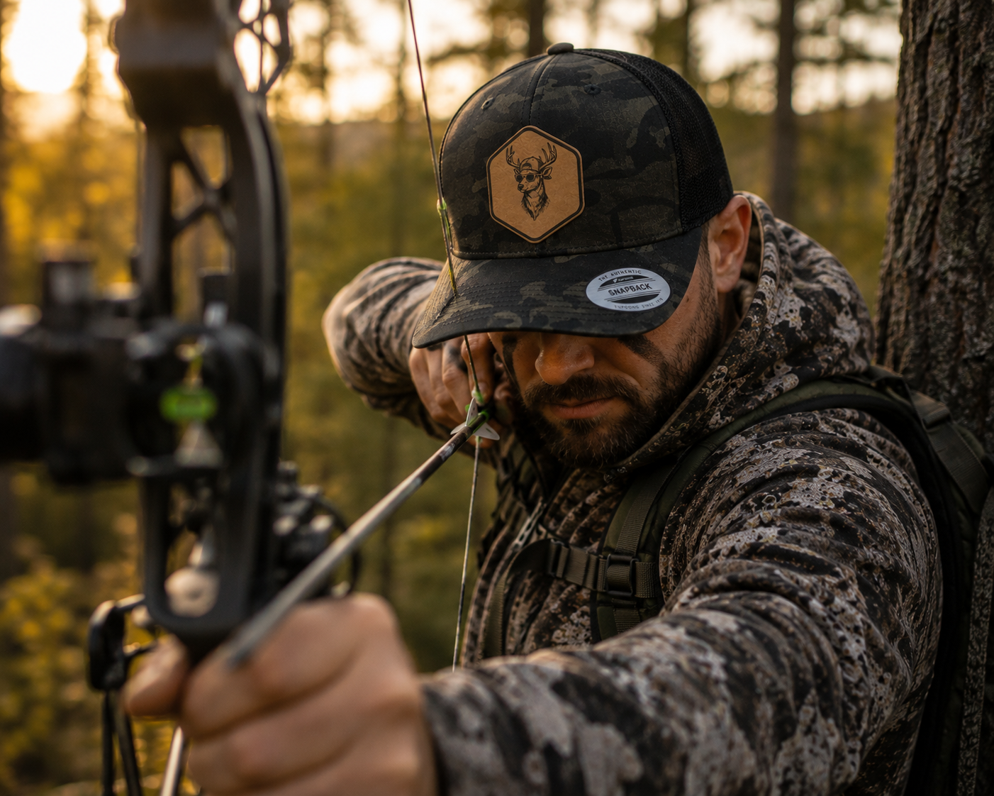 Leapfrog Backcountry Buck Multicam Trucker Hat