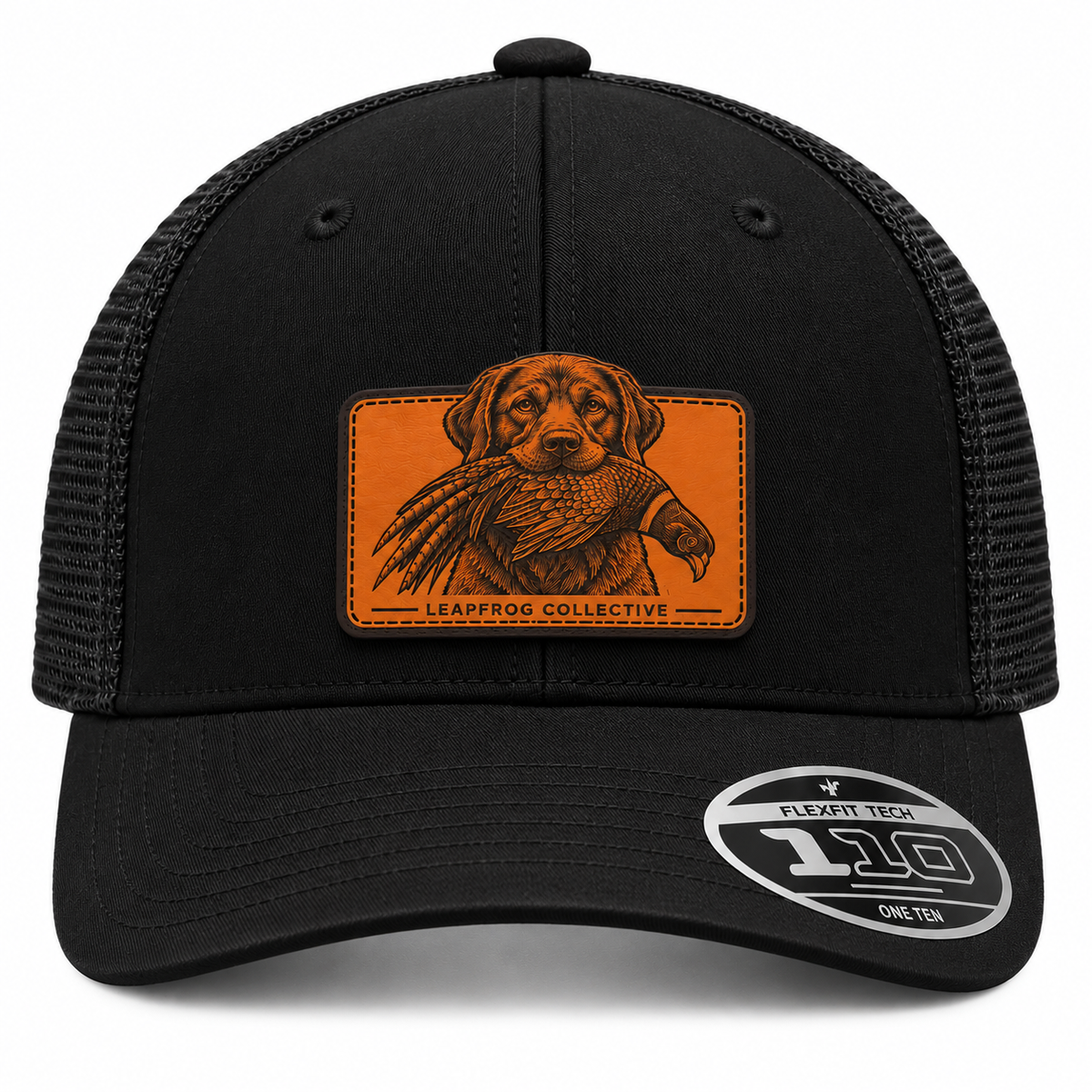 Leapfrog Collective Retriever & Pheasant Leather Patch Trucker Hat