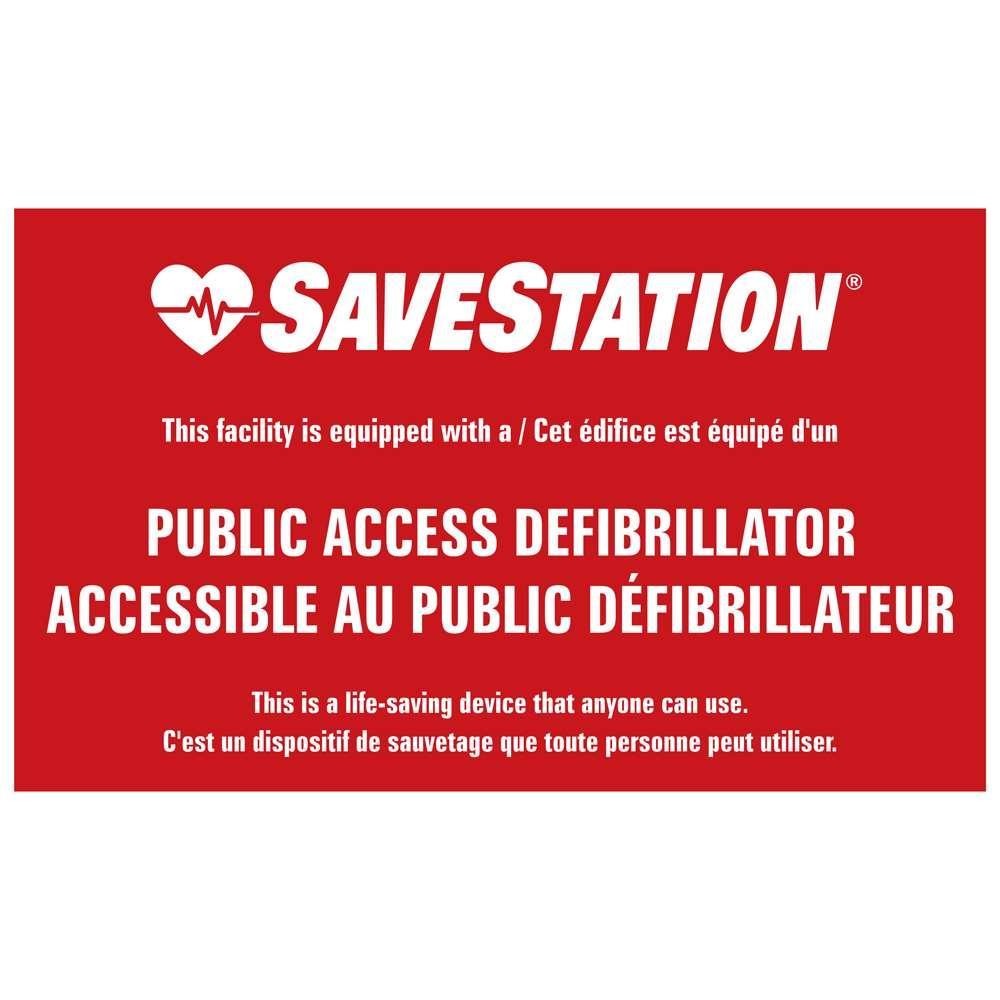 AED Entry Door Sticker