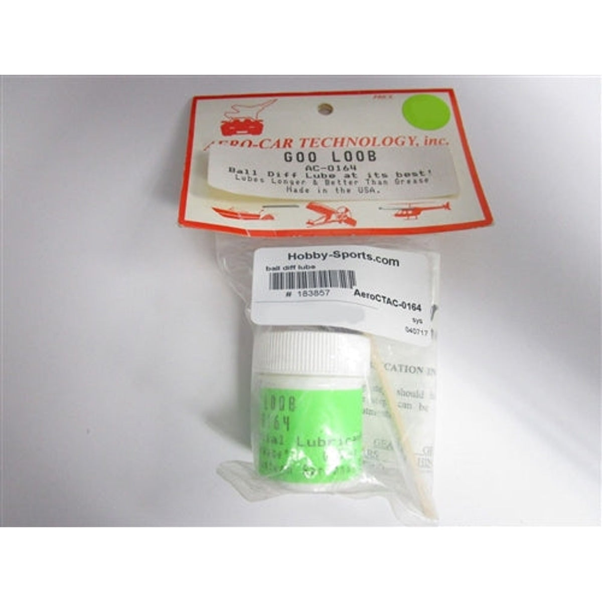 Aero-Car AC-0164 Goo Loob Ball Diff Lube 0.5 oz NIB