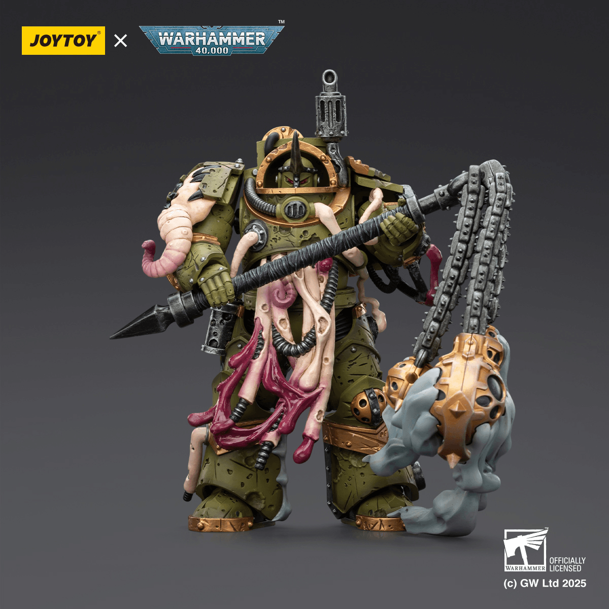 JOYTOY - Death Guard Blightlord Terminator 2 with Flail of Corruption