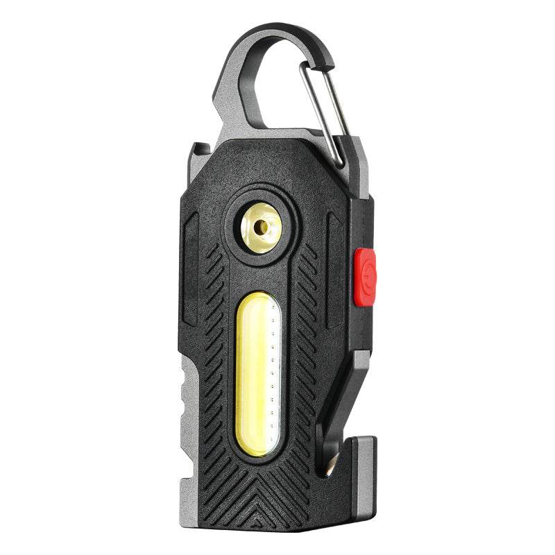 Multifunctional Charging Emergency Light Convenient Keychain Work Light COB High Bright Light Outdoor Camping LED Light