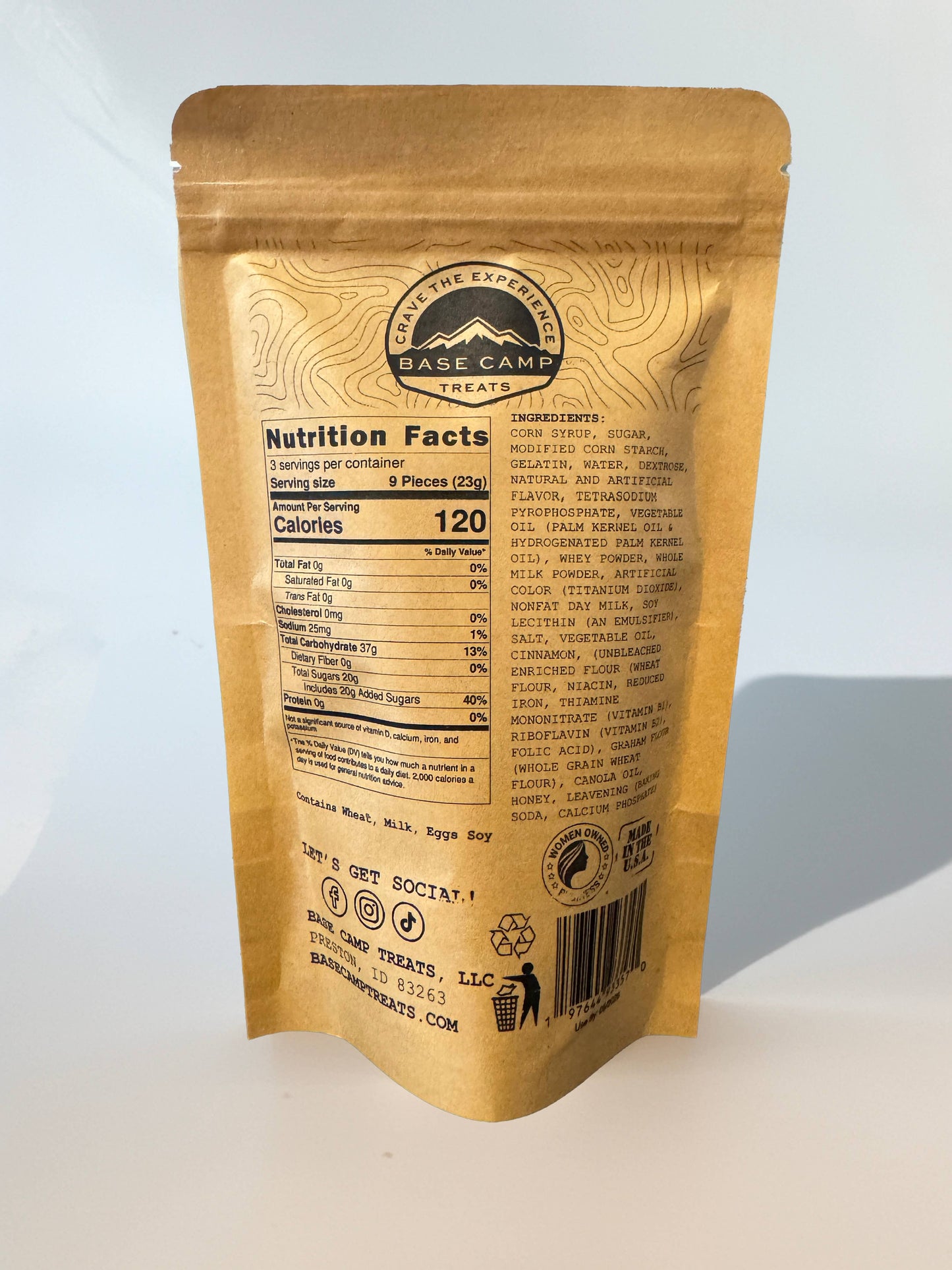 Base Camp Treats Freeze Dried Churro S'more 