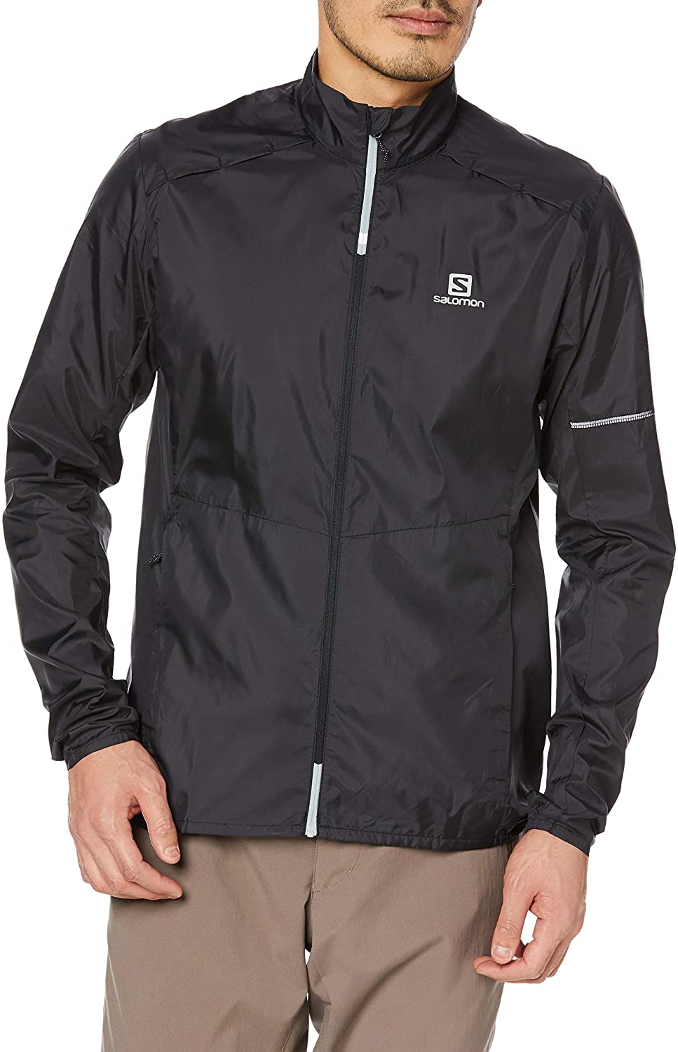Salomon Men's Agile Wind Jackets Running Windbreakers Size Small