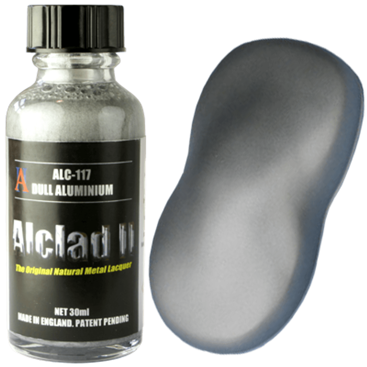 Alclad II 117 Dull Aluminum Lacquer Paint 30mL NIB