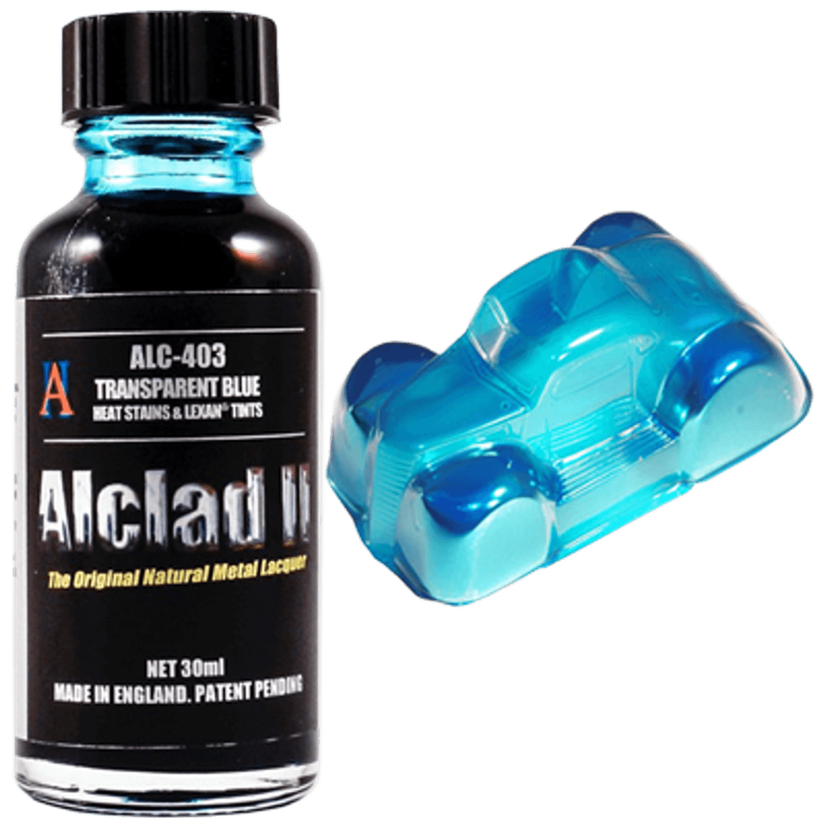 Alclad II 403 Transparent Blue Lacquer Heat Stains & Lexan Tints 30mL