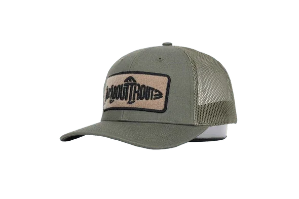 All About Trout Velcro Patch Hat