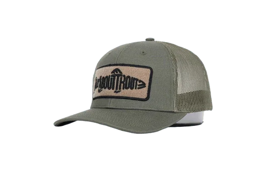 All About Trout Velcro Patch Hat