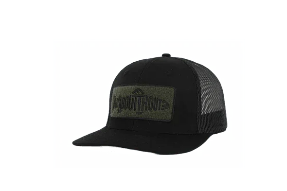 All About Trout Velcro Patch Hat