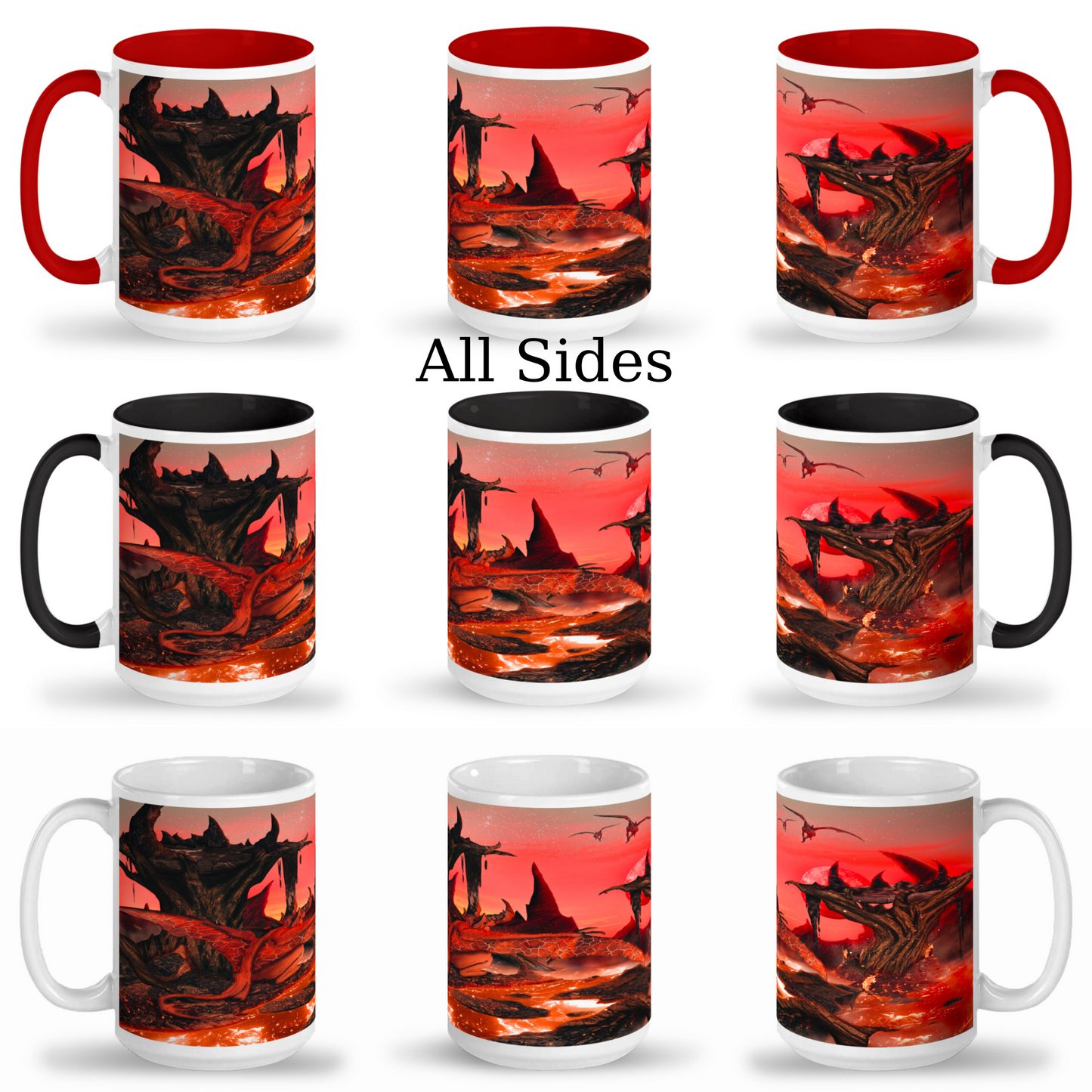 Red Demon / Devil - 15 oz Ceramic Mug