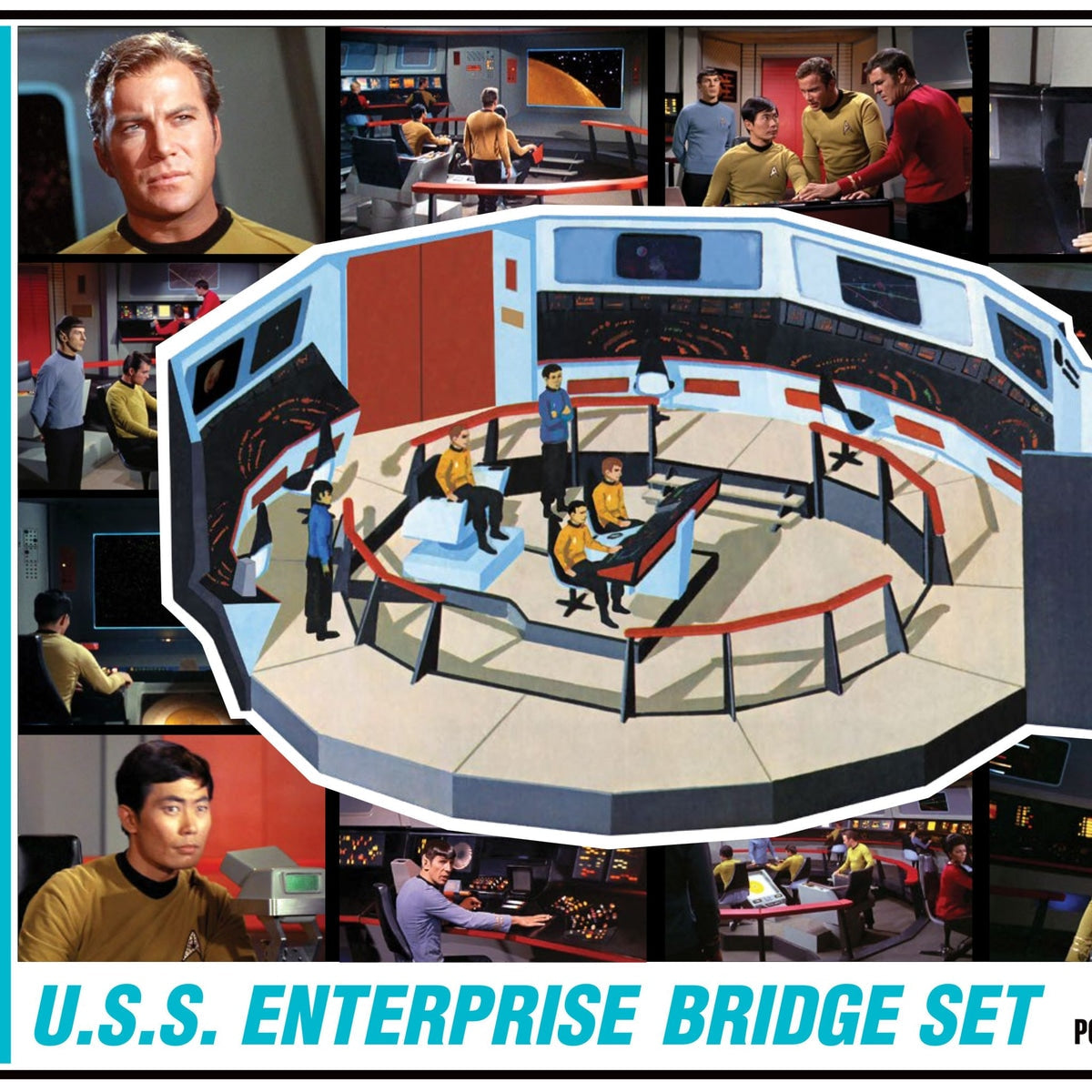 AMT Star Trek Enterprises Bridge 1:32 Model Kit