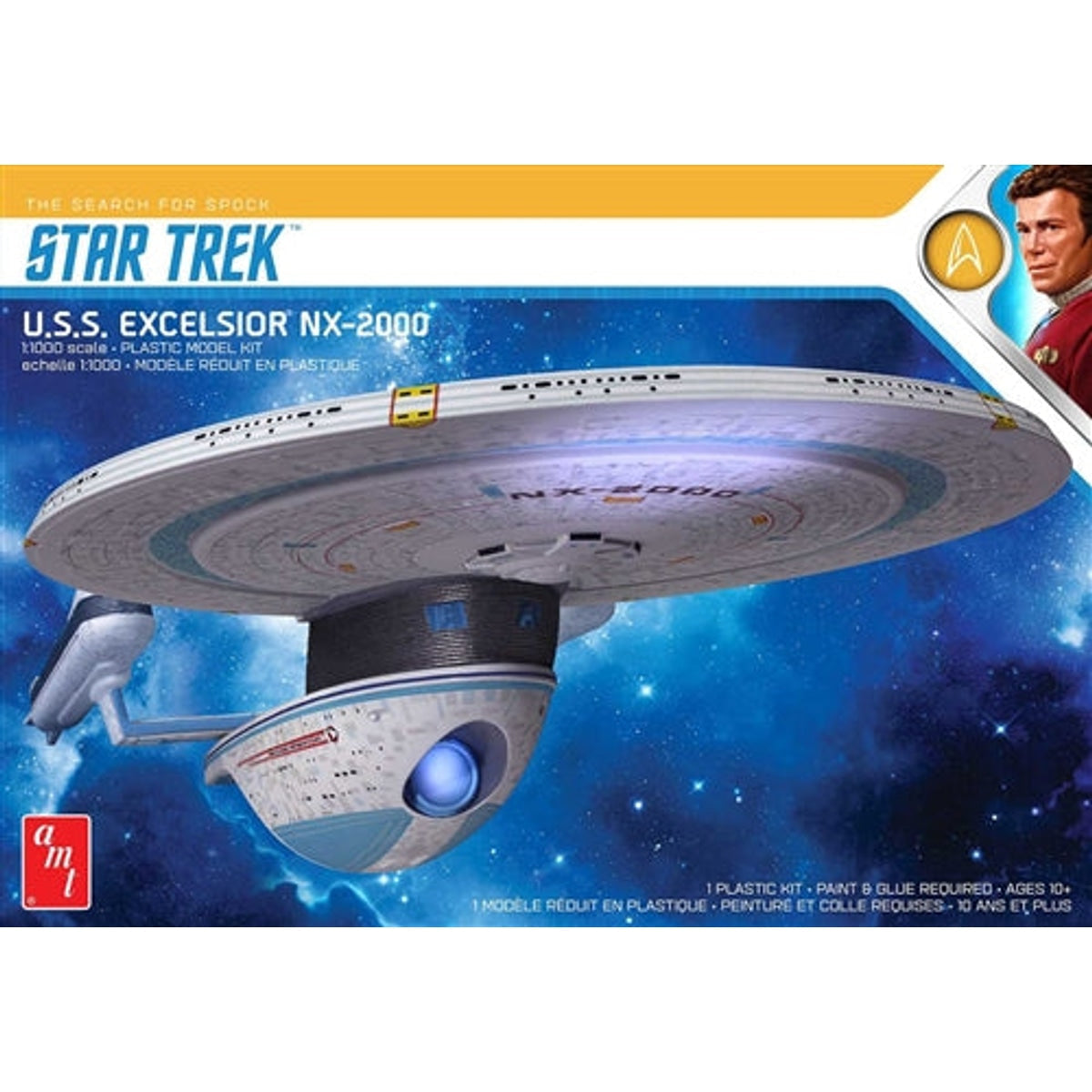 AMT Star Trek U.S.S. Excelsior 1/1000 Plastic Model Kit