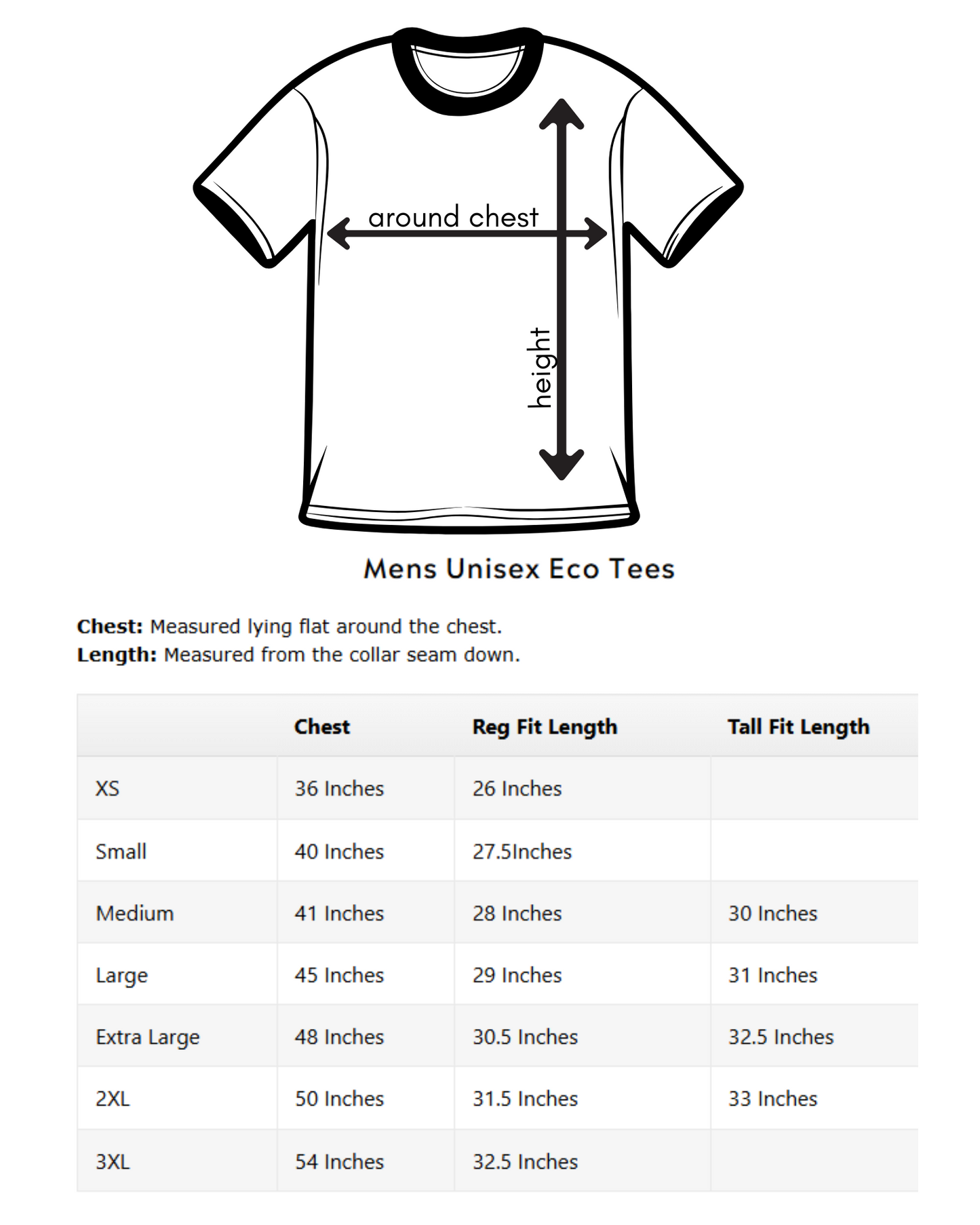 VITRUVIAN SASQUATCH - Unisex Eco Tee