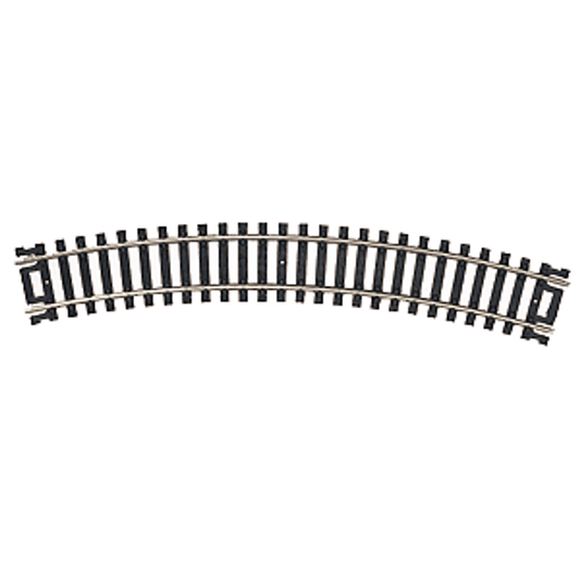 Atlas 151 HO Code 100 Snap Track 15" Radius Black Ties Nickel Silver Single Section NIB
