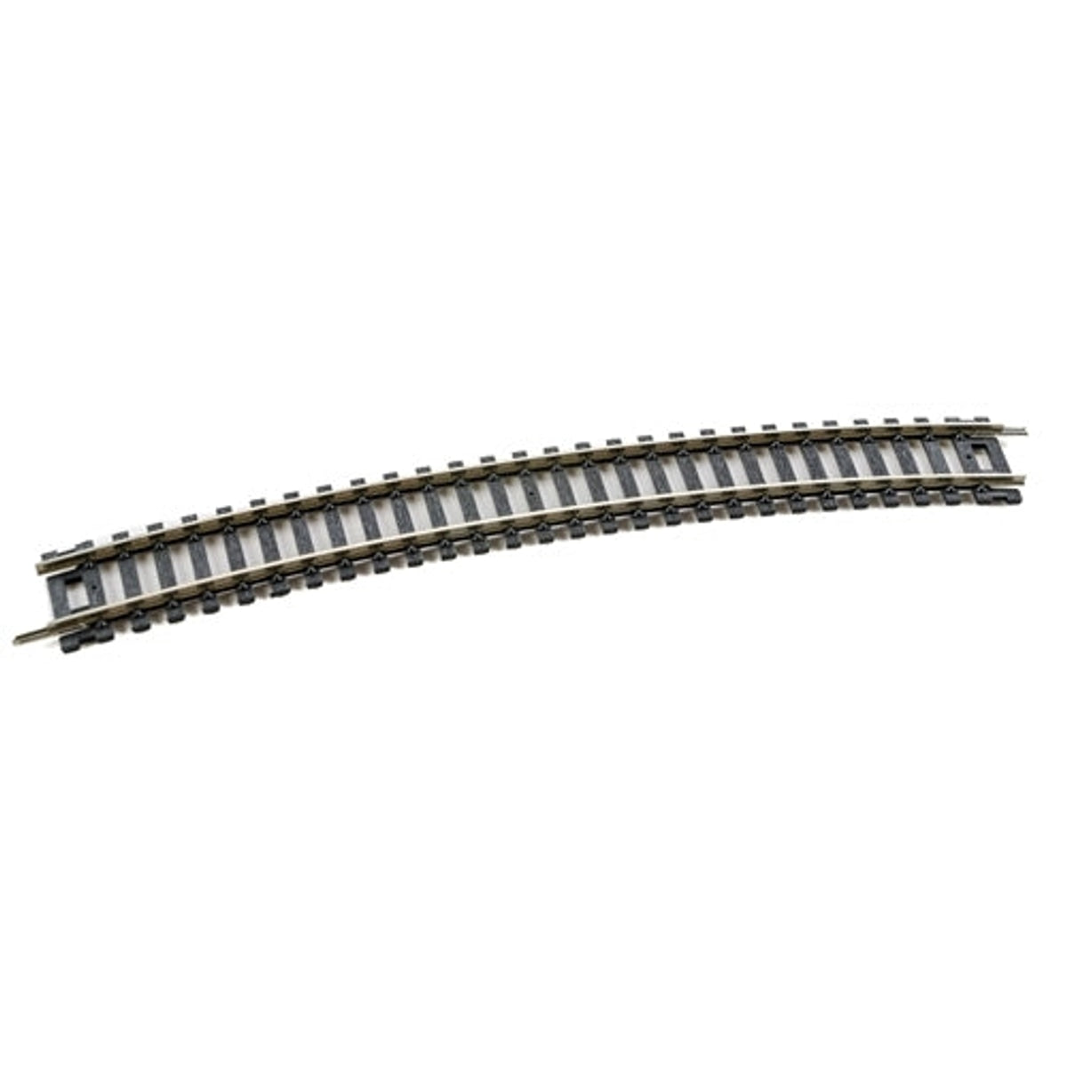 Atlas 513 HO Code 83 Snap Track 22" Radius Brown Ties Nickel Silver Single Section NIB