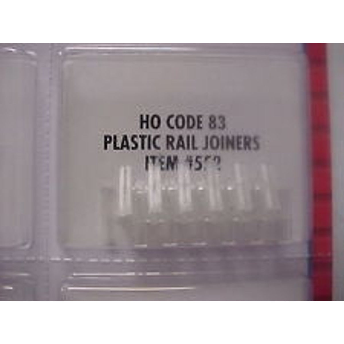 Atlas 552 HO Code 83 Plastic Insulated Rail Joiners Pkg of 24 NIB