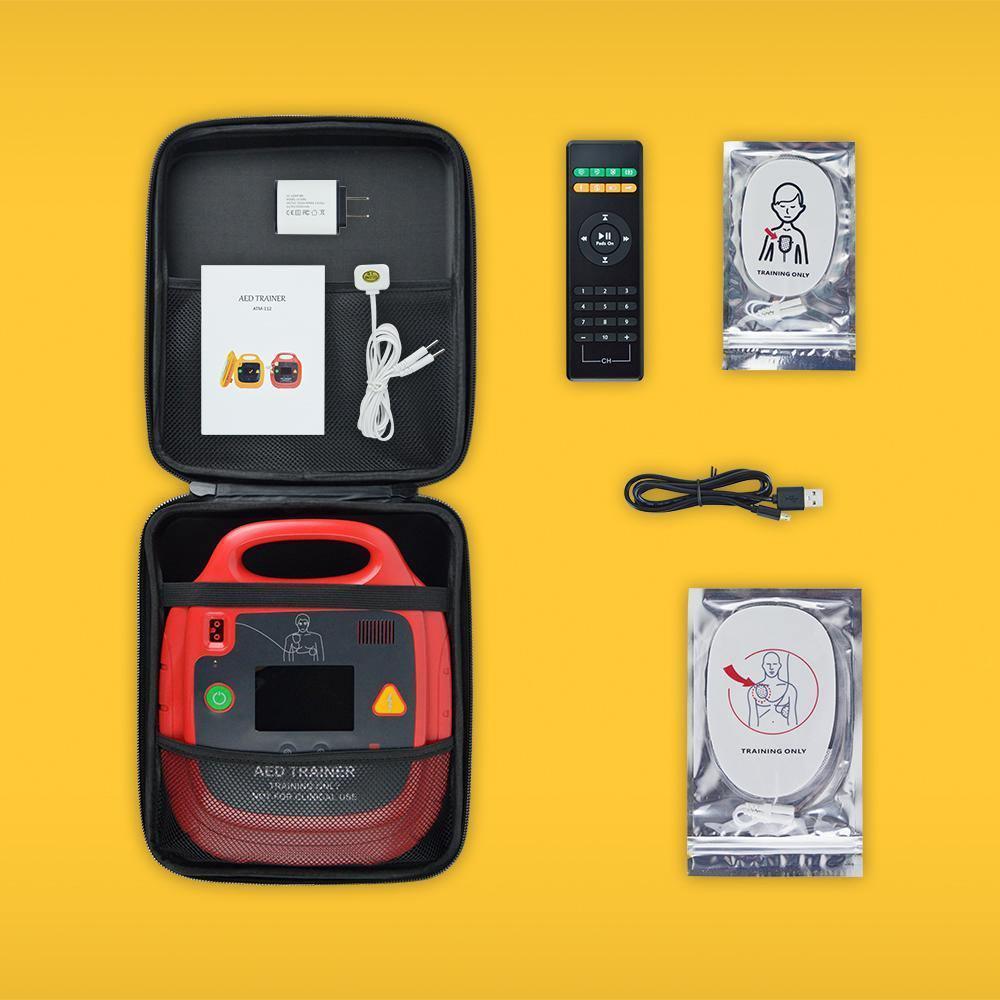Automated External Defibrillator Trainer, AED Trainer With Training Carry Case