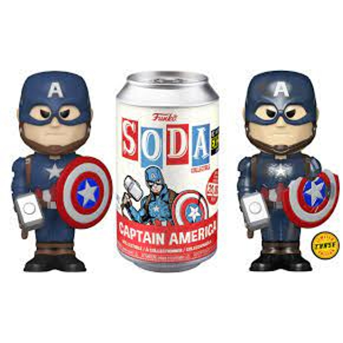 Avengers Endgame Captain America Vinyl Soda (EE Exclusive)