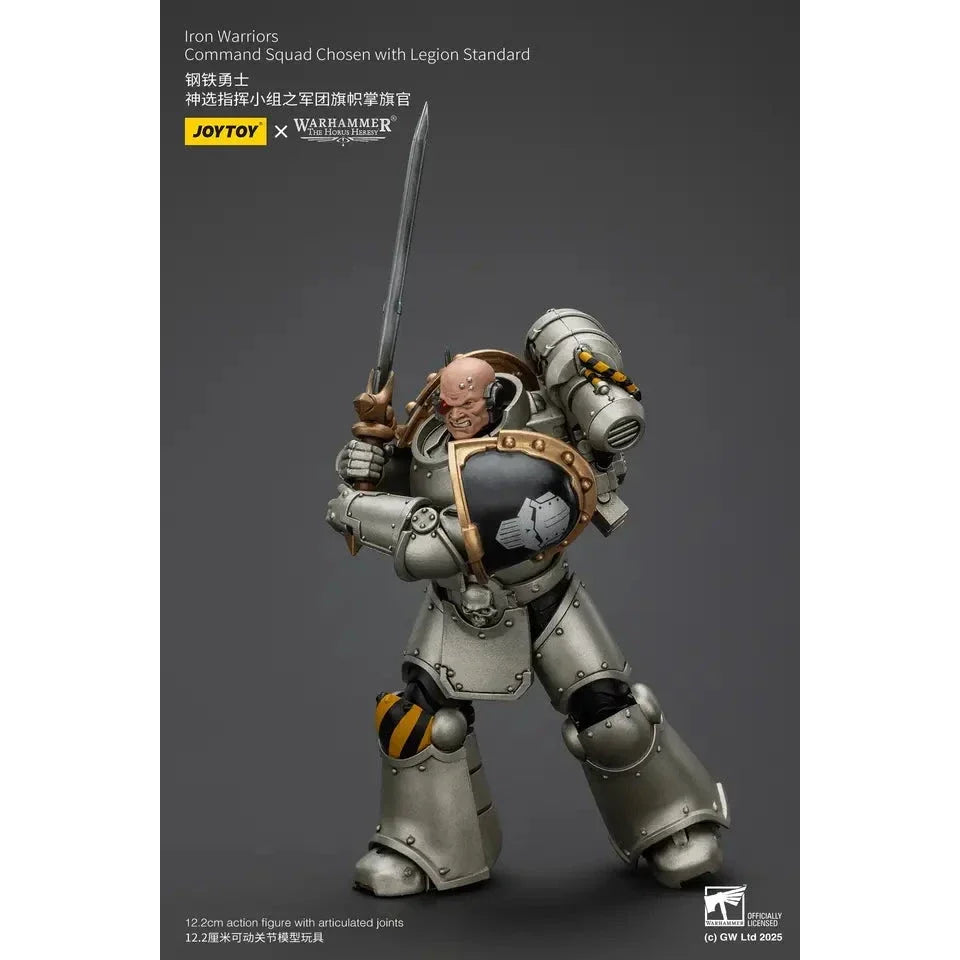 JOYTOY - Iron Warriors Command Squad Chosen with Legion Standard