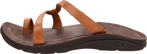 Chaco Women's Indigen Ecotread Leather Flip Flops US Size 6