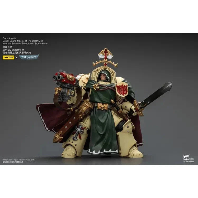 JOYTOY - Dark Angels Belial, Grand Master of The Deathwing With the Sword of Silence and Storm Bolter (PRE-ORDER ELEASE PENDING)