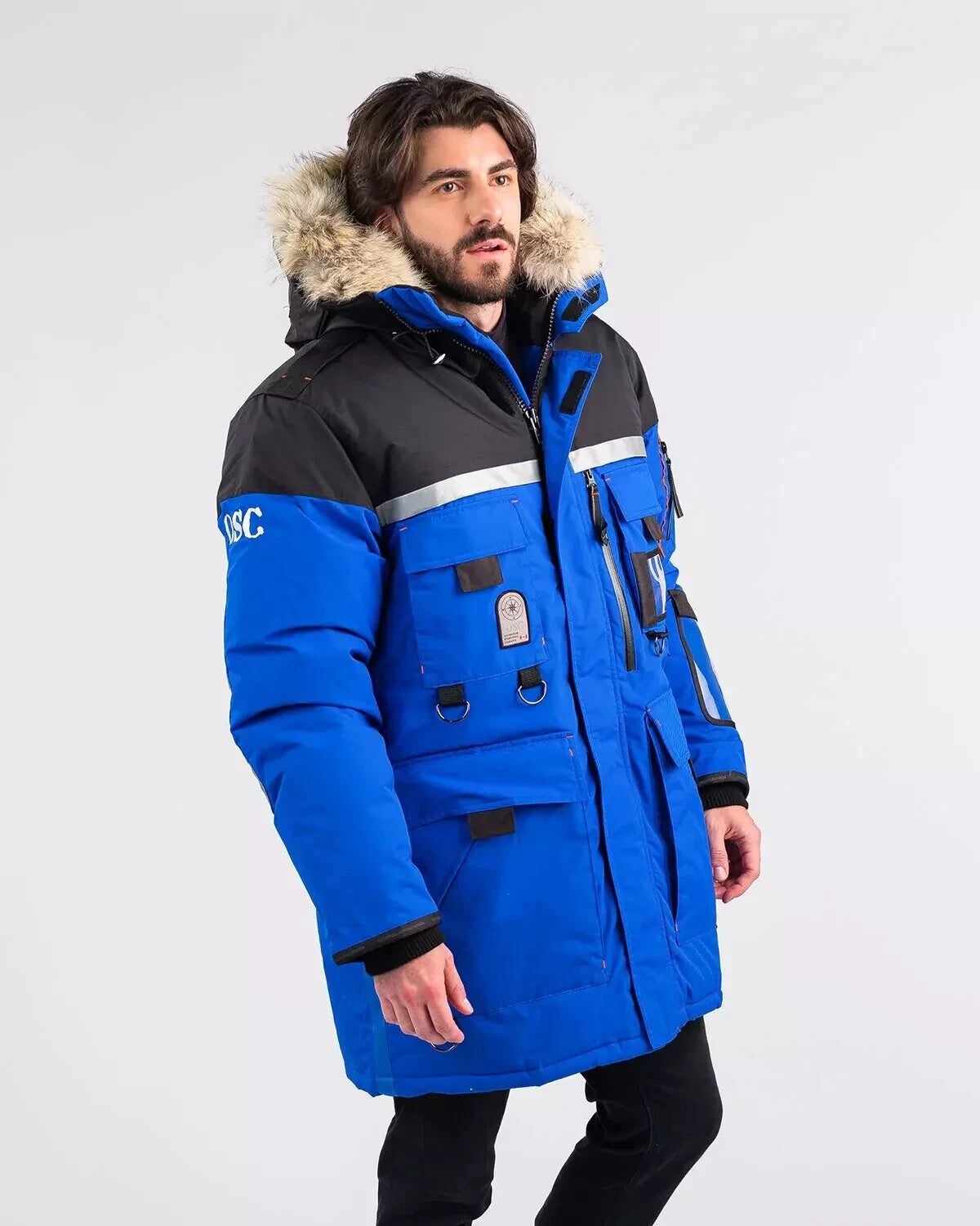 Outdoor Survival Canada OSC Mission Parka Unisex -60°C Down Parka, Blue or RED Medium - ON DISPLAY