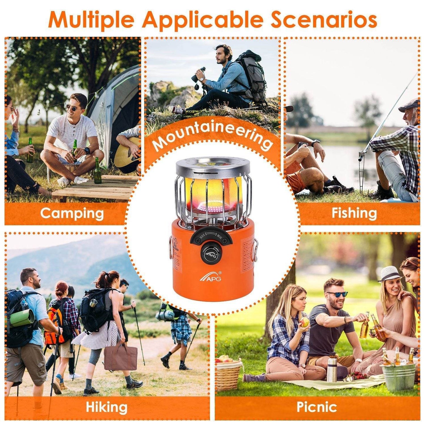 Portable Hiking Camping Outdoor Cooking Gas stove