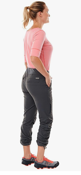 Royal Robbins Women's Jammer ll Hiking Pants Asphalt Grey Size 20