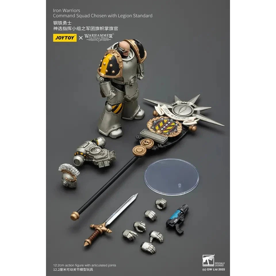JOYTOY - Iron Warriors Command Squad Chosen with Legion Standard