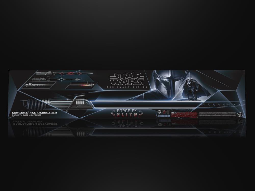 Star Wars The Black Series Mandalorian Darksaber Force FX Elite Lightsaber