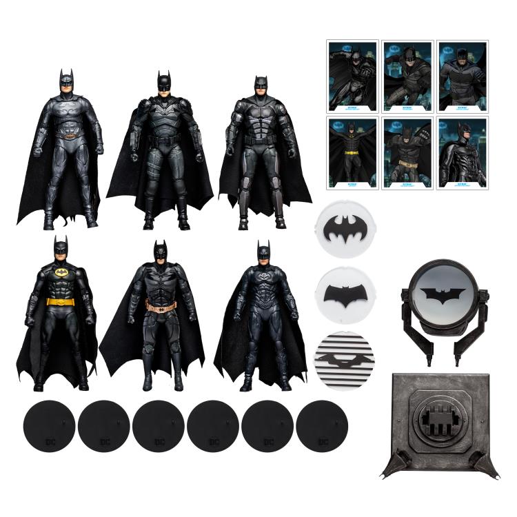 McFarlane Toys - DC Multiverse WB100 Batman The Ultimate Movie Collection -  6-Pack