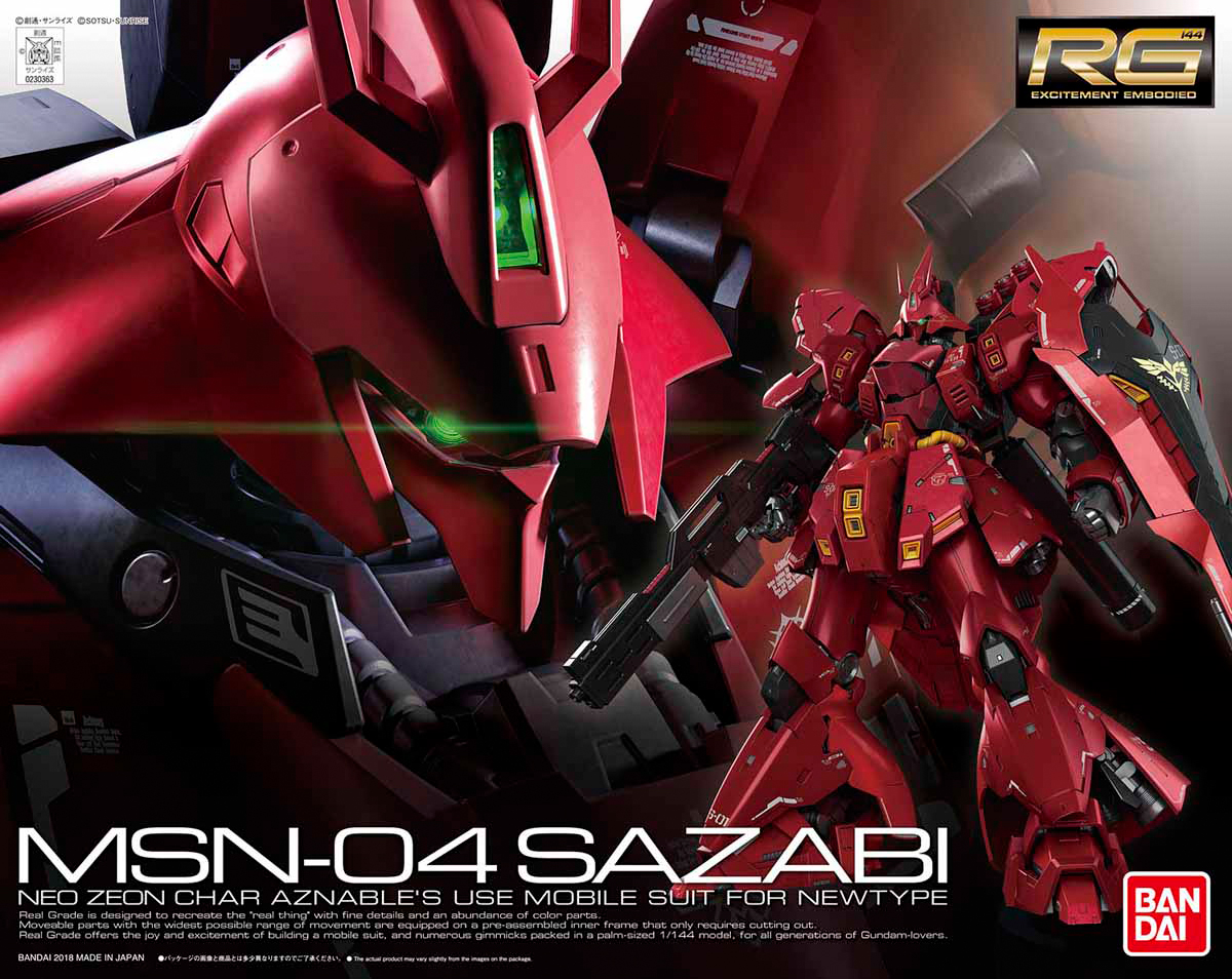 RG - 1/144 - Sazabi