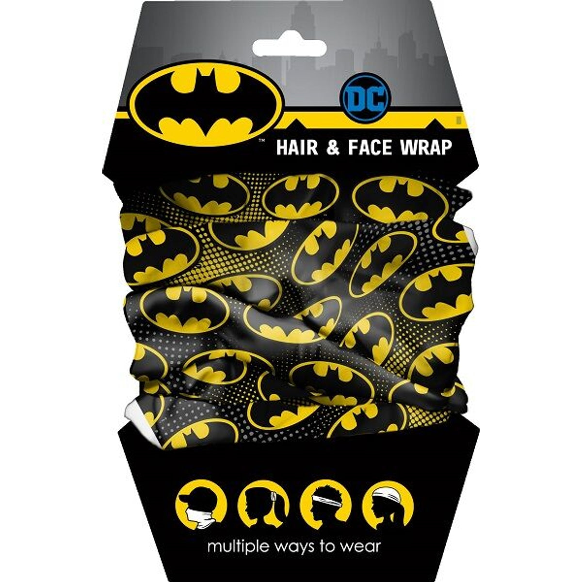 Batman Youth Hair & Face Wrap