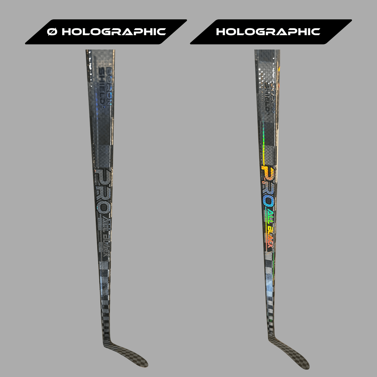 Bâton de hockey Pro All Black V2 – Intermédiaire