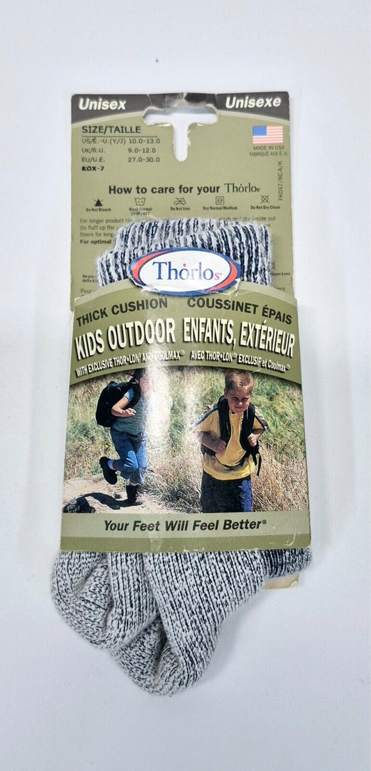 Thorlo's Kids Outdoor Thick Cushion Socks Size: 10 US Kids