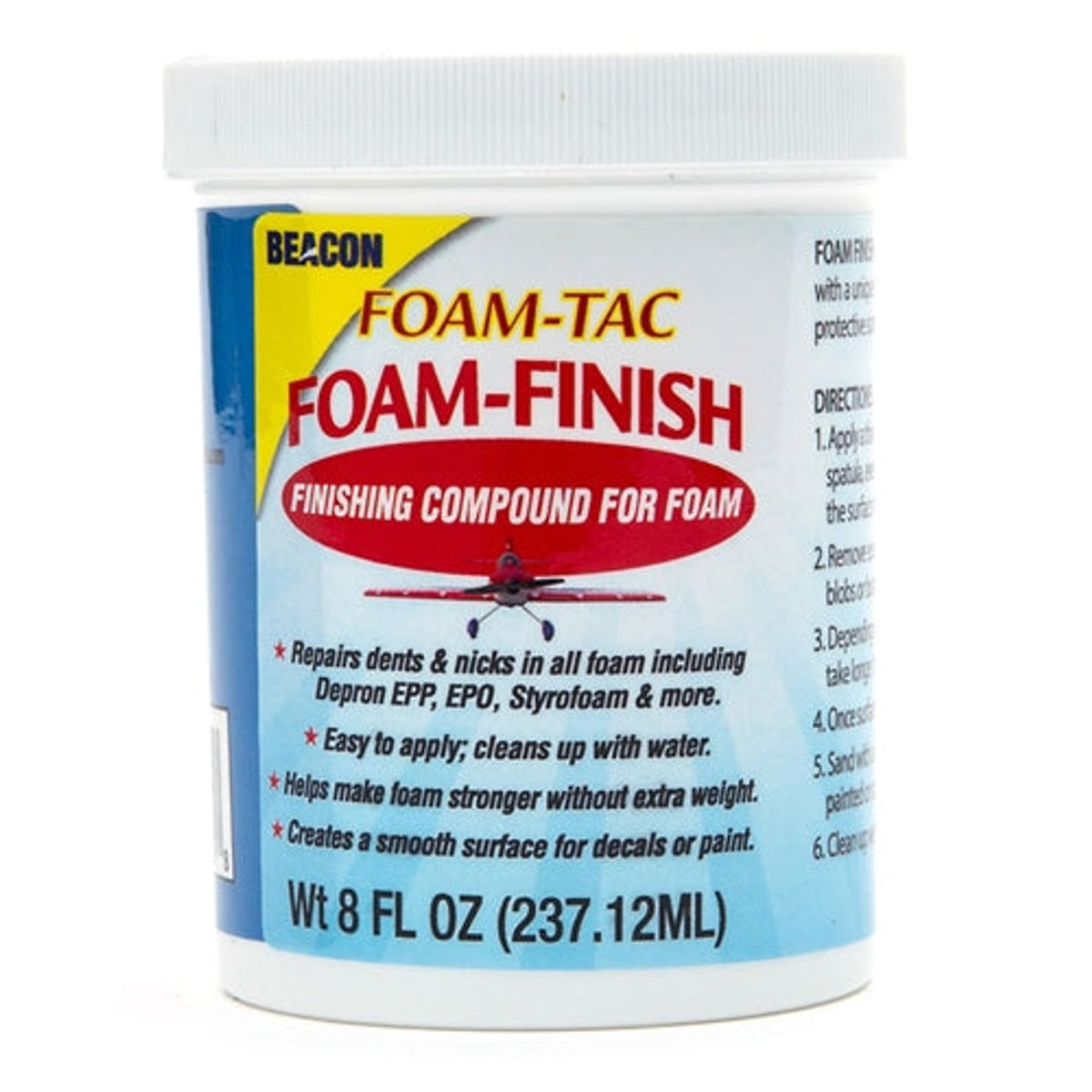 Beacon Foam-Tac Foam-Finish 8oz (237.12mL)